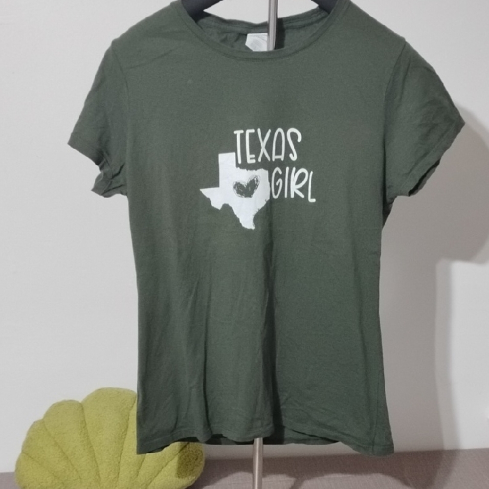 Texas Girl Kids T-Shirt - Green